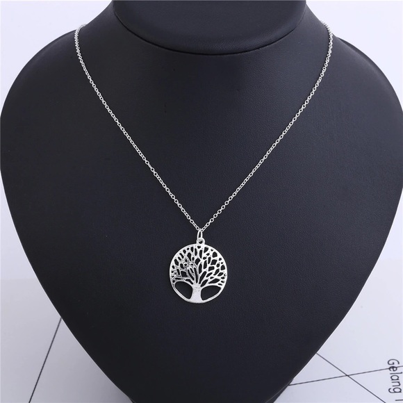 jmeyersray Jewelry - ☀️Back Again! Silver Tree of Life Pendant Necklace